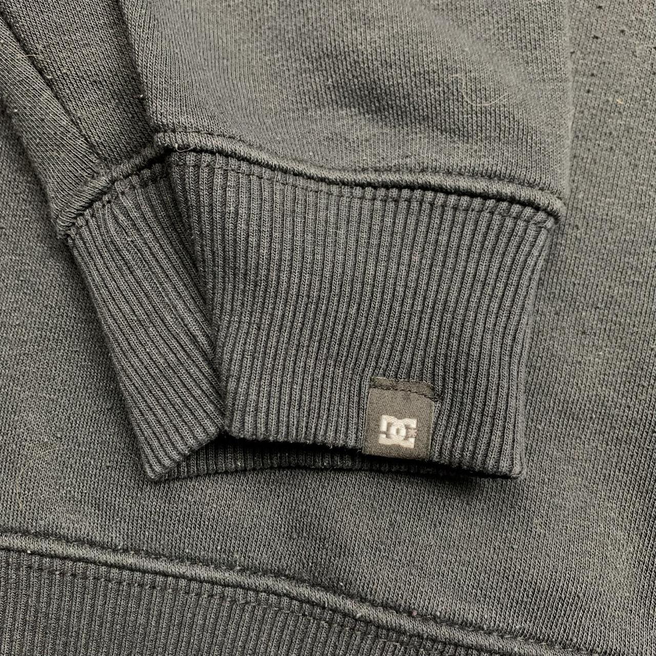 DC Shoes 00s graphic black boxy zip hoodie