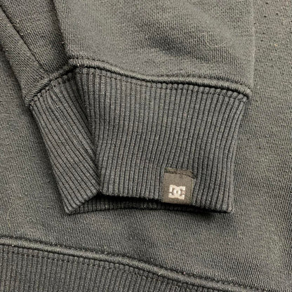 DC Shoes 00s graphic black boxy zip hoodie