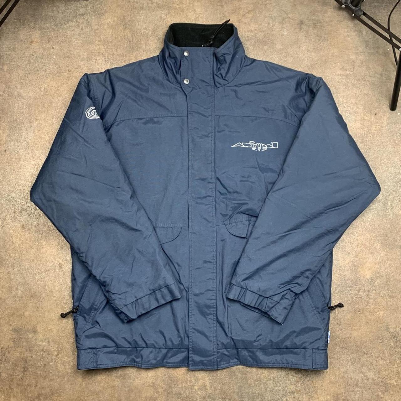 Animal 90s navy graphic utilised jacket