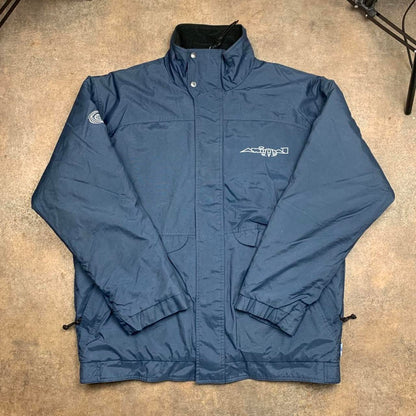Animal 90s navy graphic utilised jacket