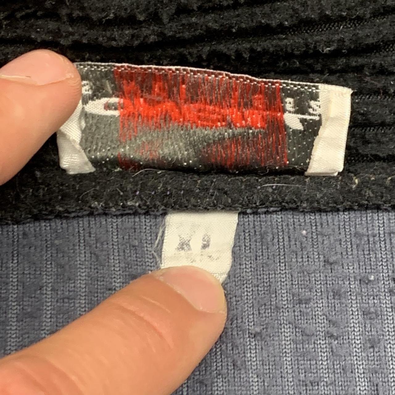 O'Neill 90s black chunky cord sweatshirt