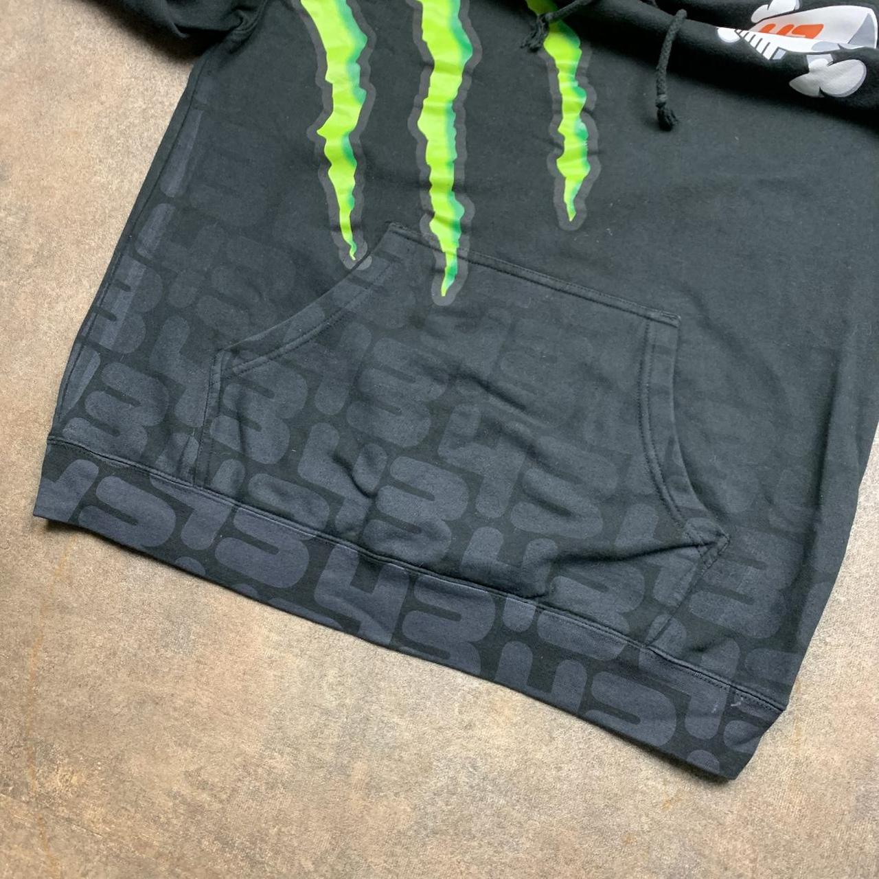 DC Shoes 00s Ken Block black grunge graphic zip hoodie