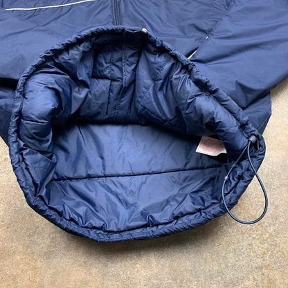 Nike 00s navy white puffer jacket