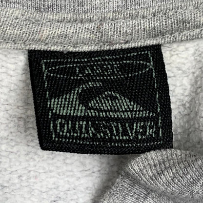 Quiksilver 90s graphic light grey sweater