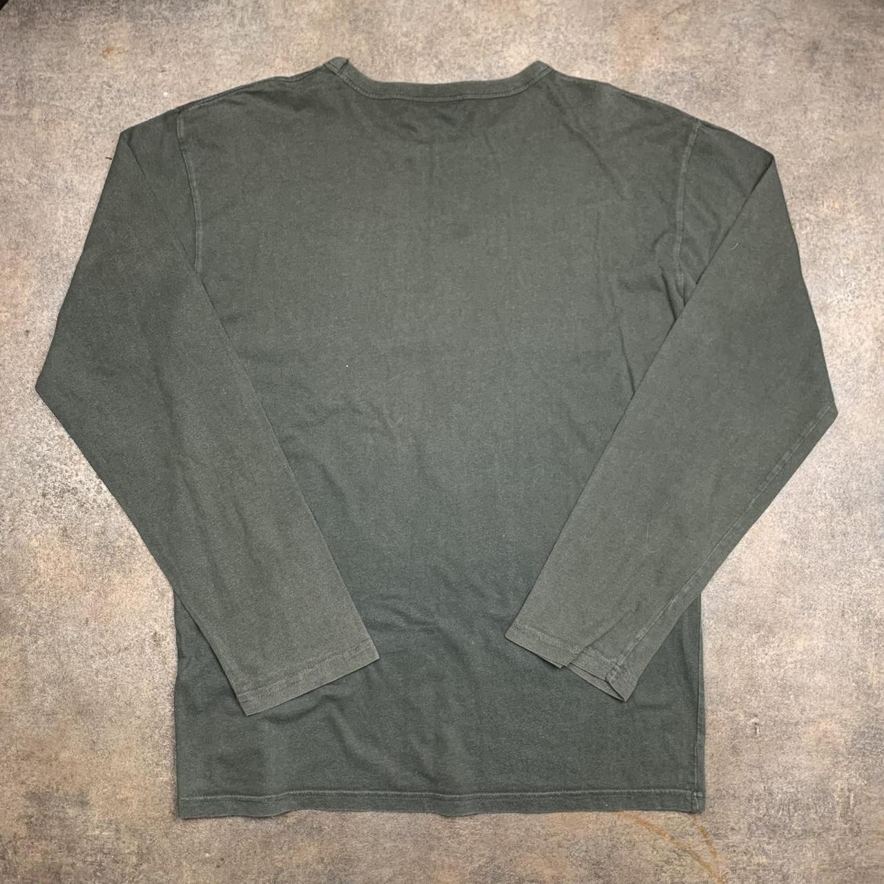 Quiksilver 90s graphic brown long sleeve tee