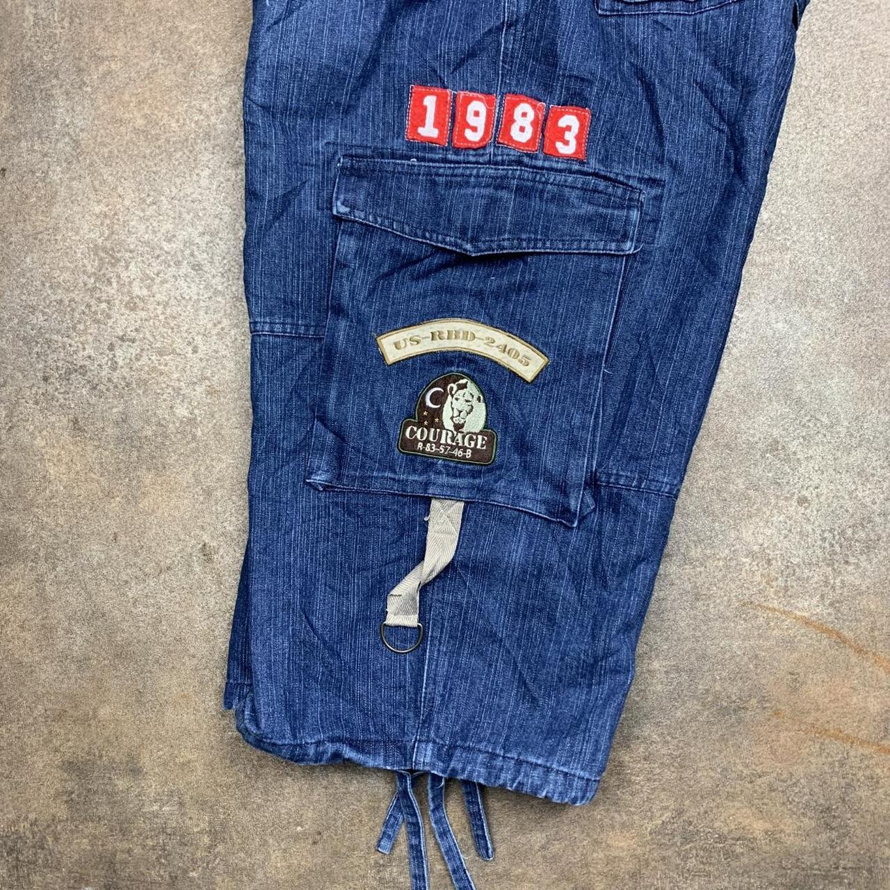Raw Blue 00s baggy navy denim jorts