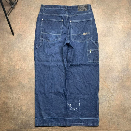 Southpole 00s baggy navy carpenter denim jeans