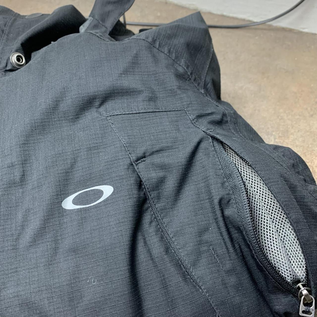 Oakley 00s utilised gorpcore black jacket