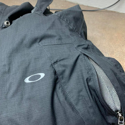 Oakley 00s utilised gorpcore black jacket