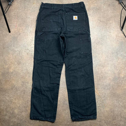 Carhartt WIP carpenter double knee black jeans