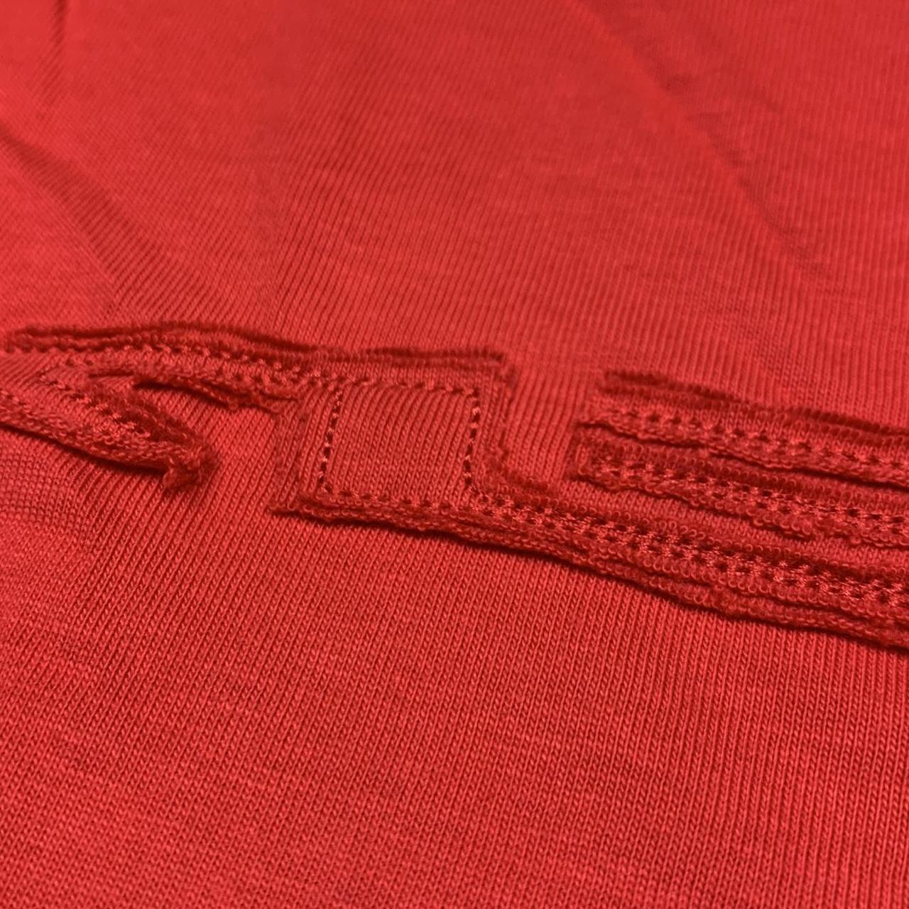Oakley 00s red cut and sew graphic tee