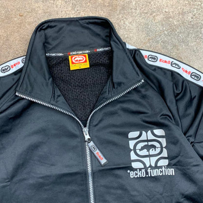 Ecko Function 00s graphic black red zip jacket