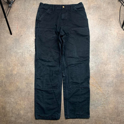 Carhartt WIP carpenter double knee black jeans