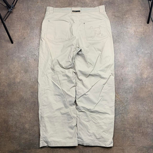 Oakley Software 00s graphic baggy cream salopettes