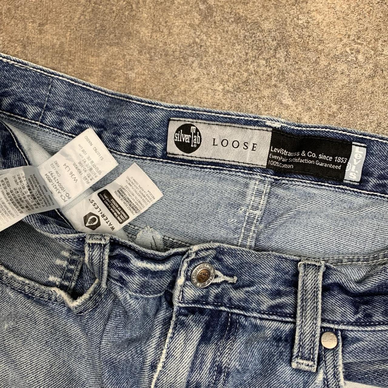 Levi's Silvertab 00s light blue baggy denim jeans