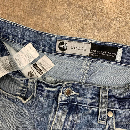 Levi's Silvertab 00s light blue baggy denim jeans