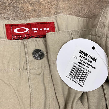 Oakley Software 00s cream graphic cargo trousers