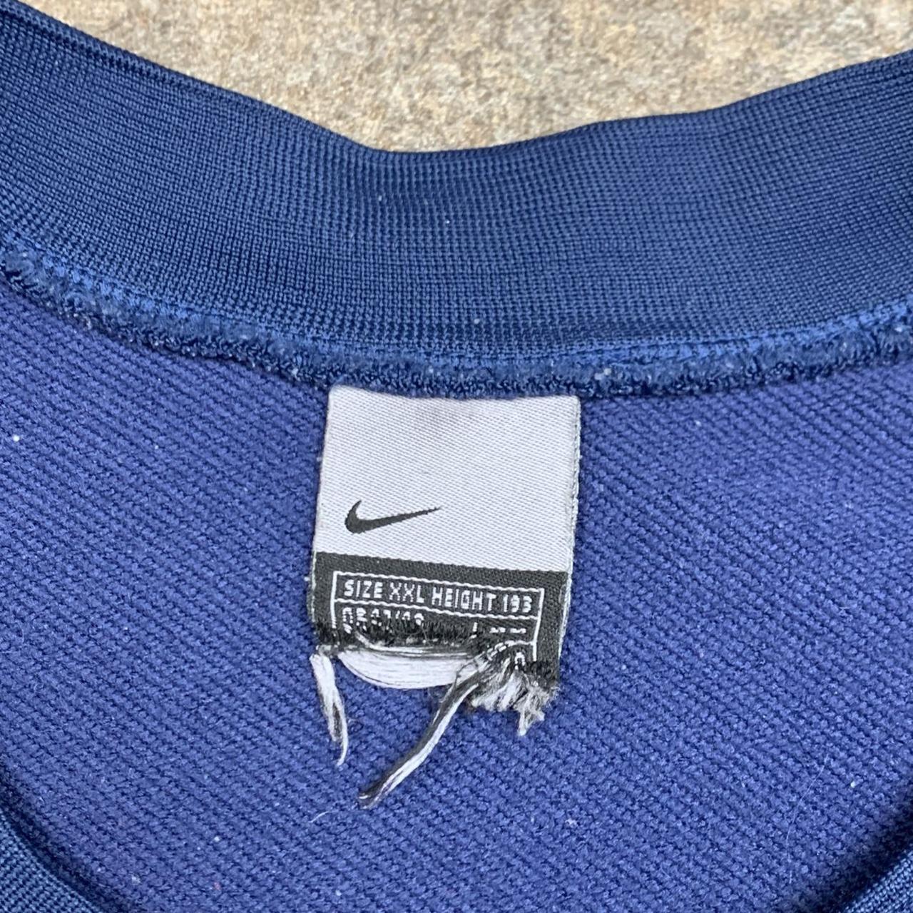Nike 00s Shield navy white graphic sweatshirt