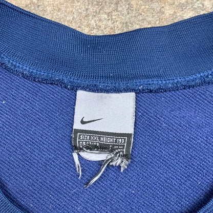 Nike 00s Shield navy white graphic sweatshirt
