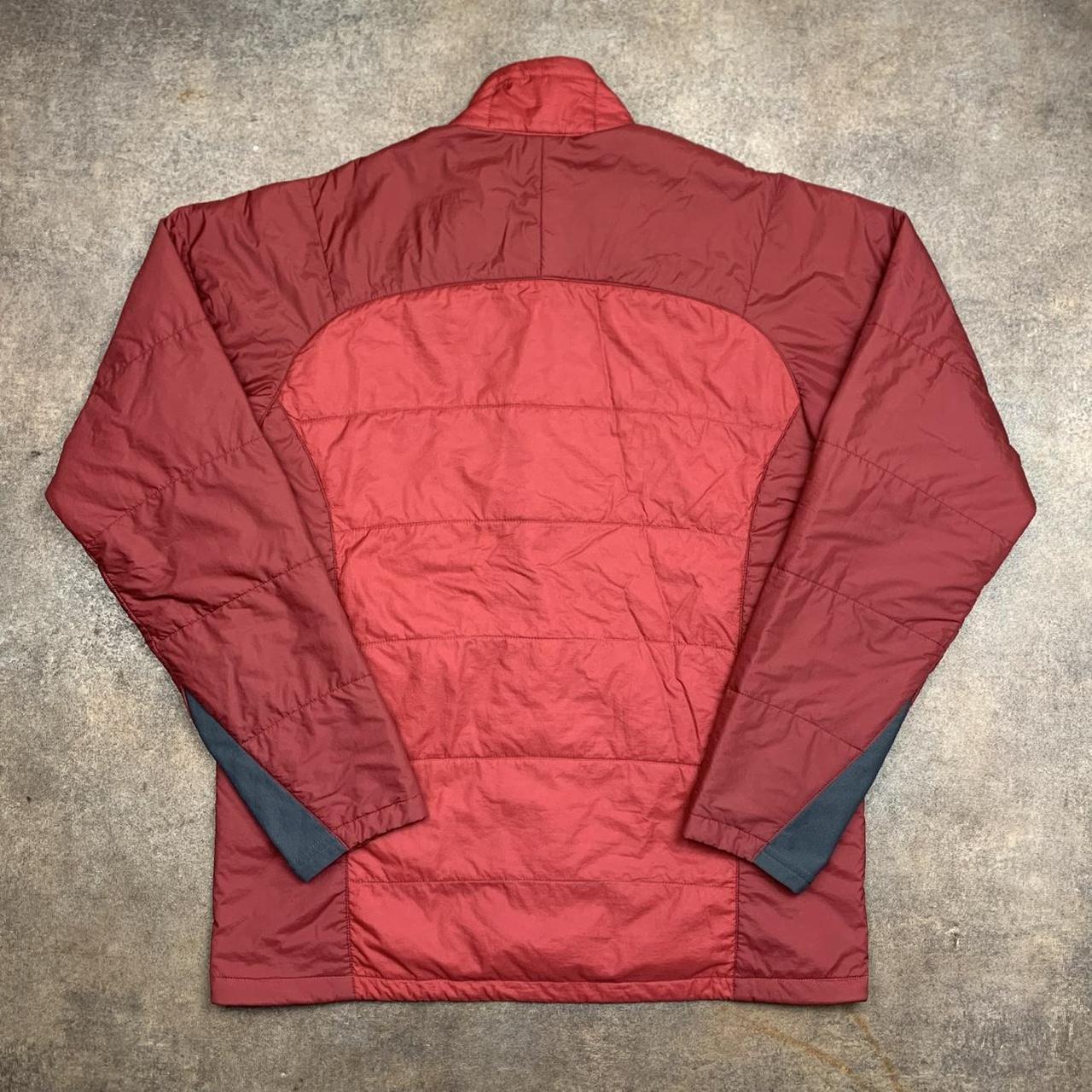 Montbell red maroon utilised windbreaker coat