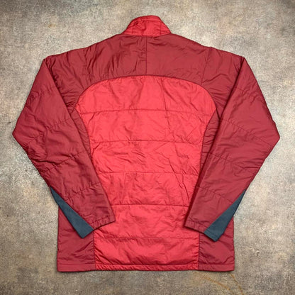 Montbell red maroon utilised windbreaker coat