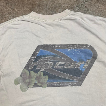 Rip Curl 90s graphic cream tee