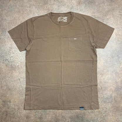 Oakley 00s brown pocket logo tee