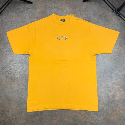 Oakley Software 90s cyber squid yellow graphic tee