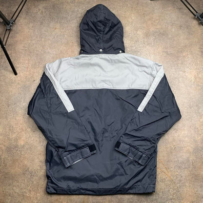 Oxbow 90s technical black grey vent ski coat