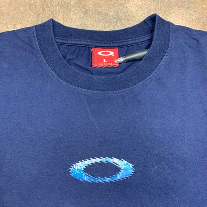 Oakley Software 00s navy static icon graphic tee