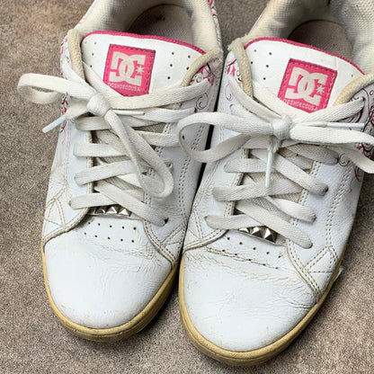 DC Shoes Pixie 3 00s white pink chunky trainers