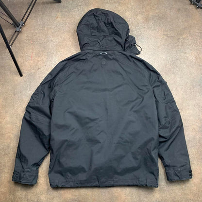 Oakley 00s utilised gorpcore black jacket