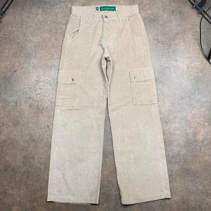 Levi’s Silvertab 90s baggy corduroy cream cargo jeans