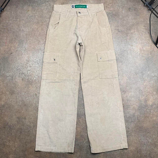 Levi’s Silvertab 90s baggy corduroy cream cargo jeans