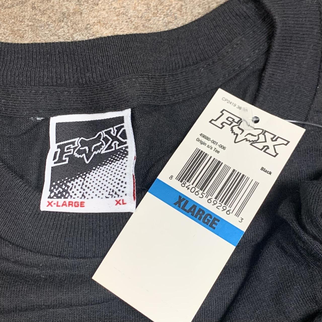 Fox Racing 00s black grey graphic tee