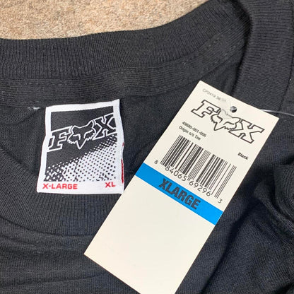 Fox Racing 00s black grey graphic tee