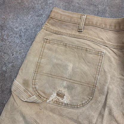 Dickies 00s beige baggy carpenter jorts