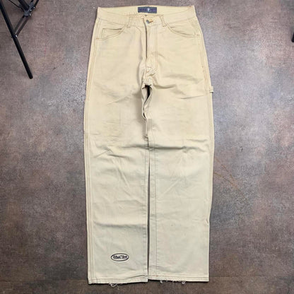 Freeman T. Porter 90s beige baggy carpenter denim jeans