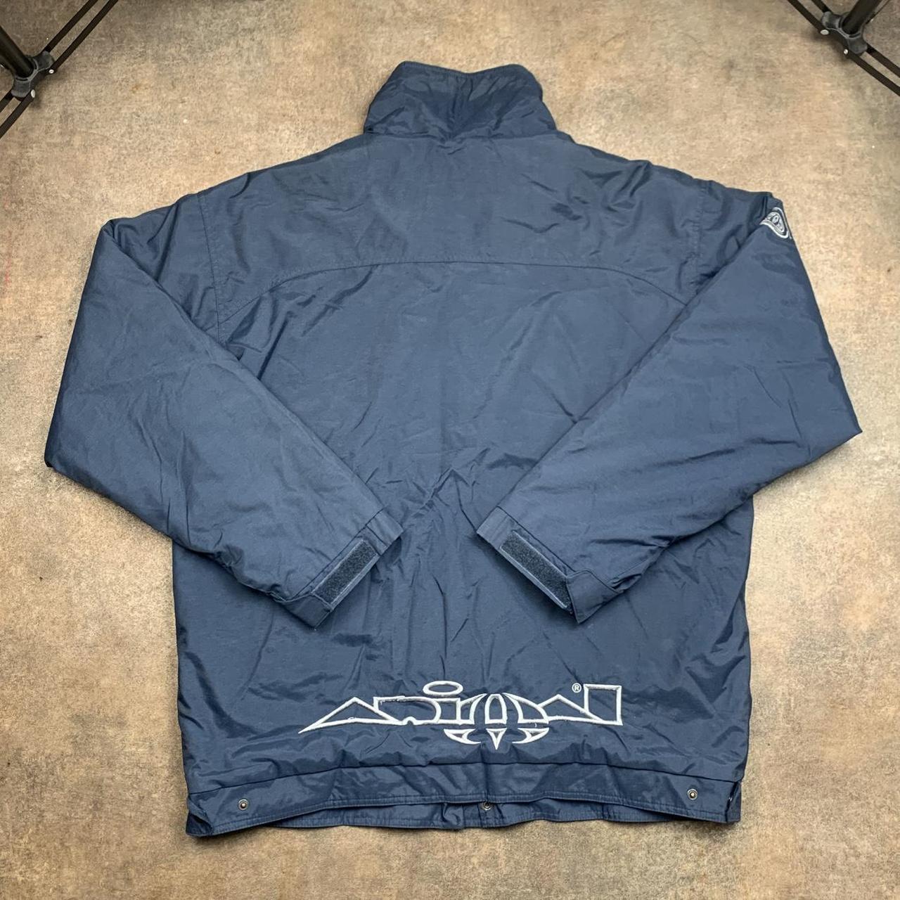 Animal 90s navy graphic utilised jacket