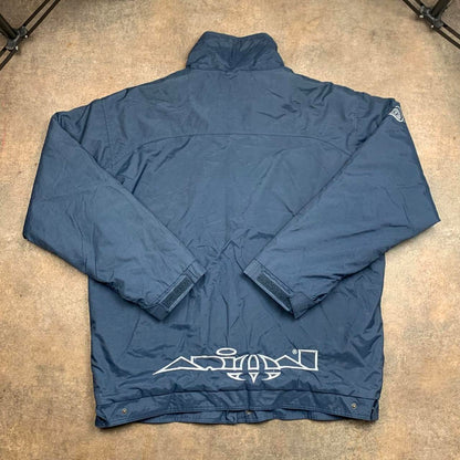 Animal 90s navy graphic utilised jacket