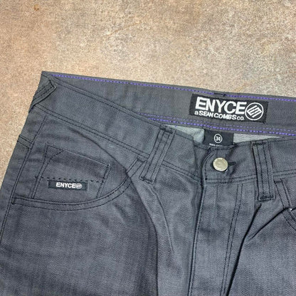 Enyce 00s graphic grey baggy denim jeans