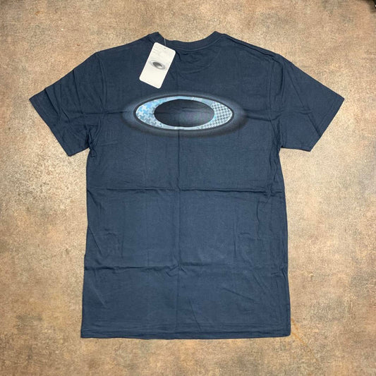 Oakley 00s navy blue graphic tee