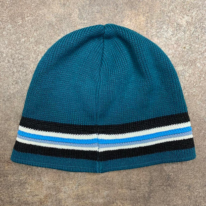 Rip Curl 90s graphic blue skully beanie