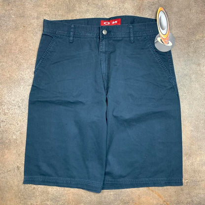 Oakley Software 00s navy baggy denim shorts