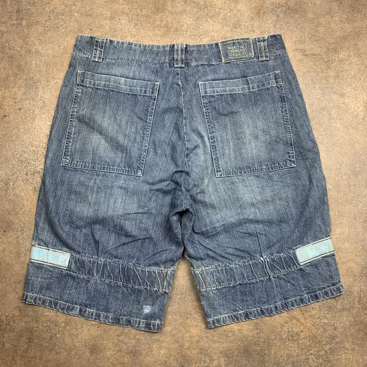 Marithé + François Girbaud 00s baggy velcro jorts (40")