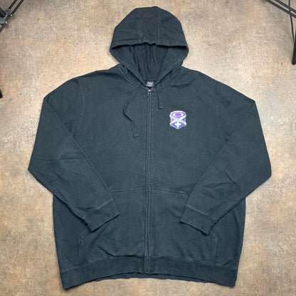 Oakley x Infinite Hero 00s black baggy zip hoodie