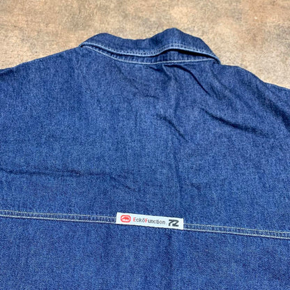 Ecko Function 00s navy graphic denim jacket