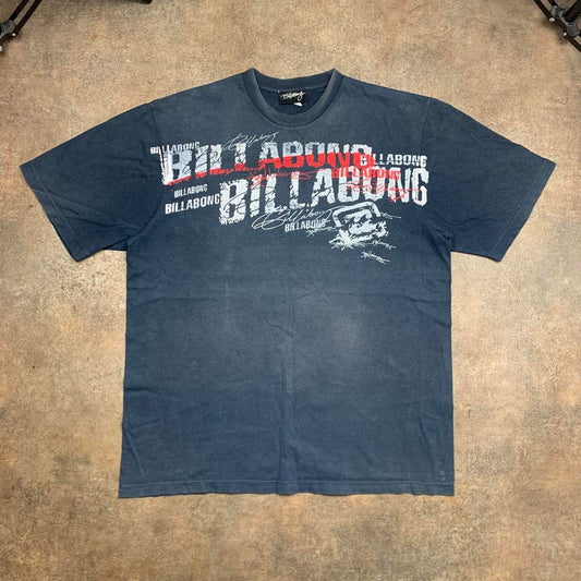 Billabong 90s navy faded graphic tee