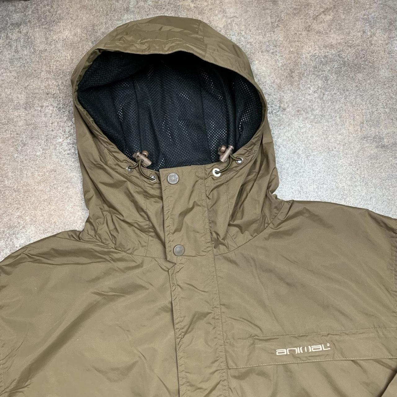 Animal 00s brown utilised zip jacket