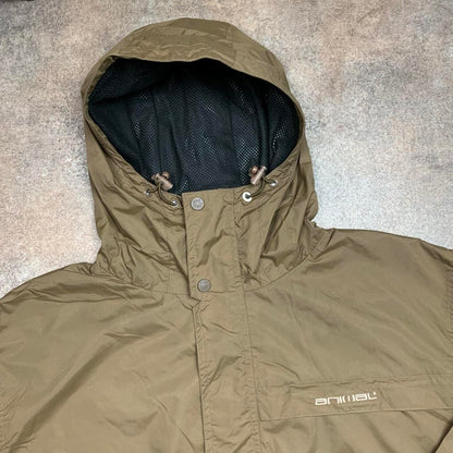 Animal 00s brown utilised zip jacket